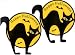 Halloween Black Cat Car Magnets