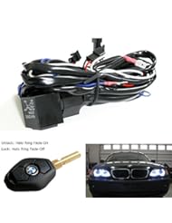 Automotive Parts and Accessories: iJDMTOY? BMW Angel Eyes Halo Rings LED or CCFL Relay Harness with Fade-On Fade-Off Features Using OEM BMW Key - iJDMTOY Auto Accessories