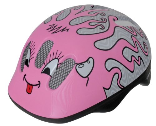 Ventura Helm Curly, pink, 50 - 57 cm