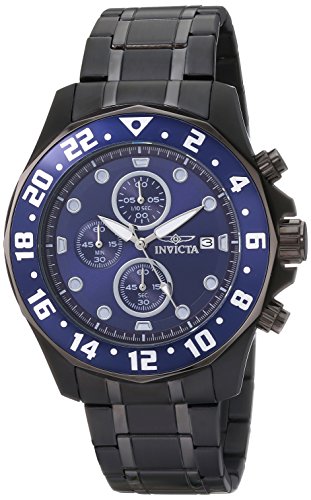 Invicta Men's 15944 "Specialty" Black Ion-Plated Stainless Steel Bracelet Watch