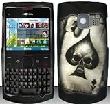 Spade Skull Hard Snap On Case Cover Faceplate Protector for X2 Nokia X2-01  ....