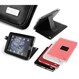 DURAGADGET Executive Multi Angle Black Leather iPad Case & Stand With Bonus Screen Protector For Apple iPad 16 gig 32 gig 64 gig WIFI & 3g models (16GB 32 GB 64GB)by DURAGADGET