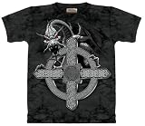 The Mountain Celtic Cross Dragon Adult Tee T-shirt