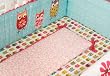 Zutano Owls Fitted Crib Sheet