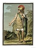 Achilles in Armour, Costume for Iphigenia in Aulis Art Giclee Poster Print by Philippe Chery, 12x16