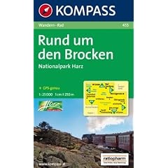 Rund um den Brocken - Nationalpark Harz 1 : 25 000: Wanderkarte mit Radrouten. GPS-genau