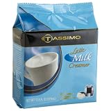Tassimo Latte Milk Creamer, 8-Count T-Discs for Tassimo Coffeemakers (Pack of 2) [Amazon Frustration-Free Packaging]