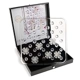 Onmii Coffret &agrave; Bijoux Maison en Plexiglass Transparent, forme Carr&eacute;, le poids 12000 grammes