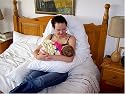 Body Hug Breast/Bottle Feeding And Maternity Pillow With Restore&reg; Memory Foam Crumb Filling  From ExtraComfort