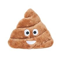 ZippyPaws Squeakie Emojiz Squeaky Plush Dog Toy (Pile o' Poo)
