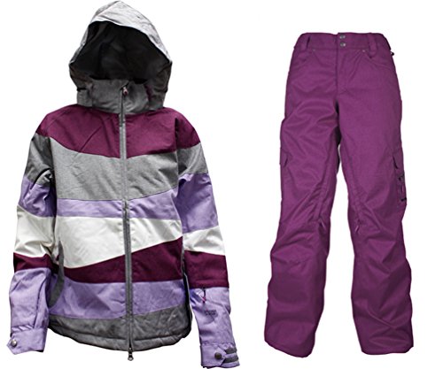 M3 Chloe Women's Snowboard Ski Jacket with Sophia Pants (Medium)