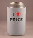 Custom Beverage Can / Bottle Cover (Coolie) with I Love Price