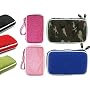 Nylon or Airform Portable Western Digital Passport WD Portable Carrying Case for all Passport - My Passport Essential - WD Elements fits all sizes 80GB 160G 250GB 320GB 500GB with Clip - 13 Color Choices (Hard Drive NOT included!!)