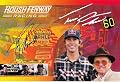 2013 Travis Pastrana #60 Roush Mustang Nationwide 6X9 NASCAR Hero Card *AUTOGRAPHED*