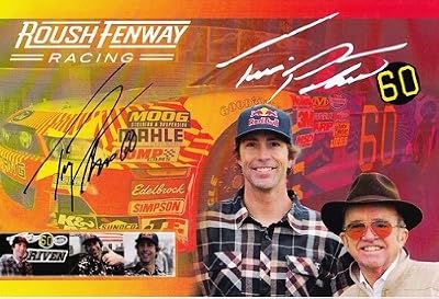 2013 Travis Pastrana #60 Roush Mustang Nationwide 6X9 NASCAR Hero Card *AUTOGRAPHED*