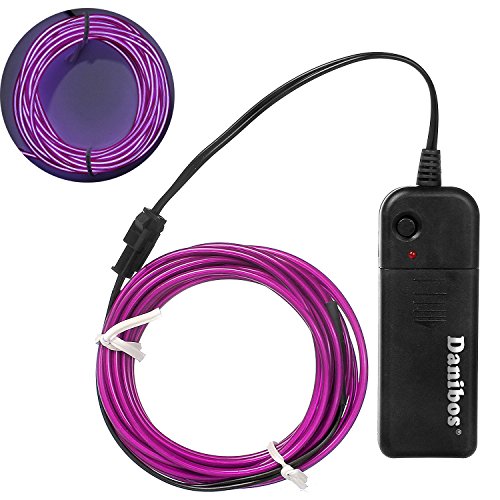 El wire, danibos 10 feet light glow wire rope tube car bar dance …