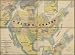 Historical map of the United States indicating battlefields, names of commanders, num...