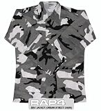 Urban Street Camo BDU Jacket Medium - paintball apparel