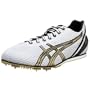 ASICS Men's Japan Thunder 2 Track & Field Shoe,White/Metallic Gold/Black,10.5 D US