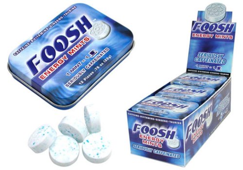 Foosh Energy Mints - Tray of 12 Tins
