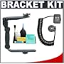Precision Design Quick Flip Rotating FB350 Precision Design Quick Flip Rotating FB350 Flash Bracket + Off-Camera Extension Cord for Canon Rebel XT, XTi, XS, XSi, T1i, T2i, T3, T3i, EOS 30D, 40D, 50D, 60D, 5D & 7D Digital SLR Cameras