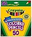 CRAYOLA COLORED PENCILS 50CT FULL