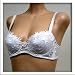  : Venus White Floral Lace Detail Demi Cup Bra #0206 34A