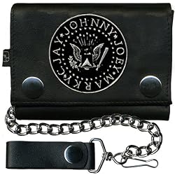 Ramones - Leather Wallet W/ Chain