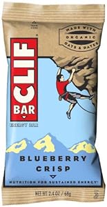 Clif Bar Energy Bar, Blueberry Crisp, 2.4-Ounce Bars, 12 Count