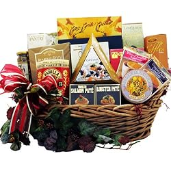 Art of Appreciation Gift Baskets Epicurean Feast Gourmet Food Basket with Caviar