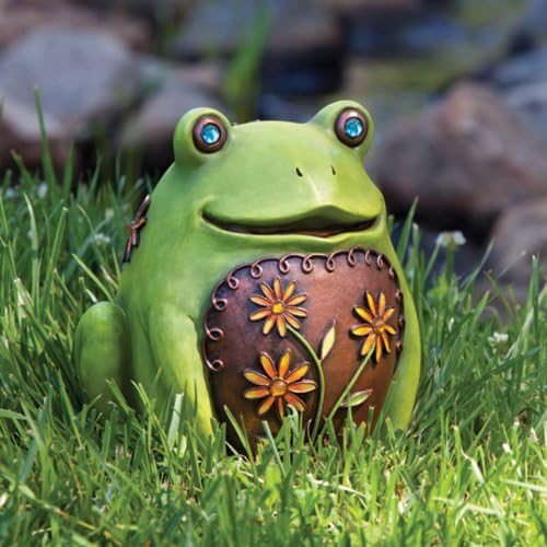 Jeweled Frog Garden Statuary