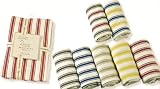 4 Deluxe Striped Basketweave Dish Cloths by