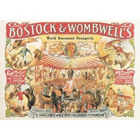 S1061 SMALL BOSTOCK & WOMBWELL'S METAL ADVERTISING WALL SIGN RETRO ART