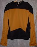Star Trek Next Generation Gold Operations UNIFORM Sz XL