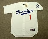 PEE WEE REESE Brooklyn Dodgers 1955 Majestic Cooperstown Throwback Baseball Jersey, XL