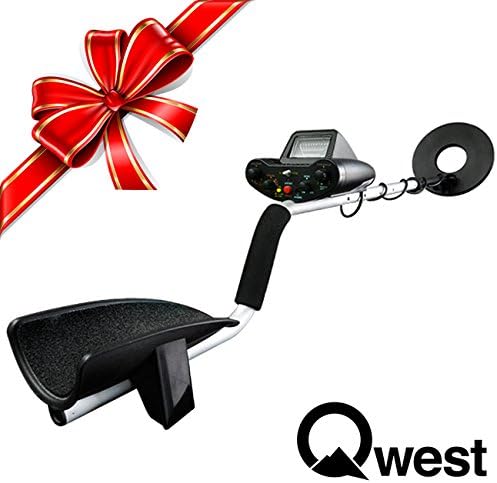 Qwest New 50" Plus Metal Detector Display Deep Treasure Hunter, Lightweight Waterproof Coil Sensitive Search Gold Digger Hunter
