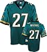 Rashean Mathis Jersey: Reebok Teal Replica #27 Jacksonville Jaguars Jersey - Medium