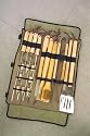 18 piece BBQ Tool Set Pro - wooden handles