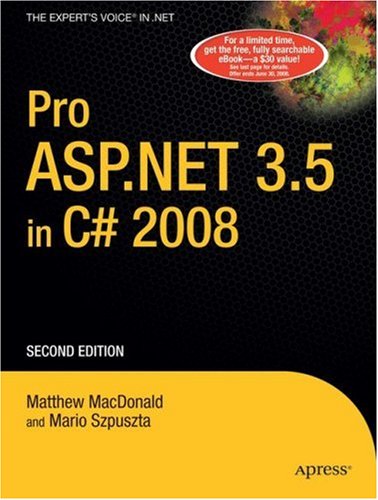 Pro ASP.NET 3.5 in C# 2008, Second Edition (Windows.Net)