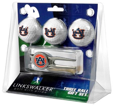 Auburn University Tigers Au Ncaa Kool Tool 3 Golf Ball Gift Packs