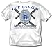COED NAKED SHIRTS - LAW ENFORCEMENT T-SHIRTS - COED NAKED POLICE SHIRTS - COED NAKED COP TEES - AGAINST THE WALL AND SPREAD 'EM (MENS SIZES)