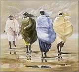 Islanders Decorative Art Poster Print by Laverne Ross, 29x26