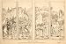1872 Wood Engraving Hubert Jan Van Eyck Ghent Altarpiece Mystic Lamb Polyptych - Original Wood Engraving