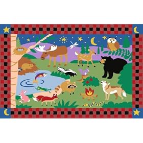 LA Rug Camp Fire Friends Rug 39
