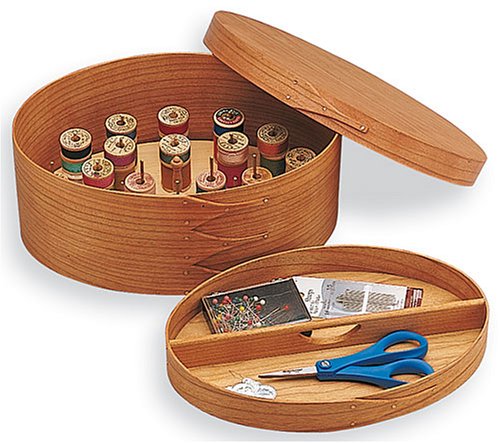  Shaker Oval Sewing Box 