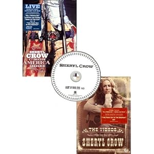 Sheryl Crow: C'mon America 2003 DVD the Very Best of Sheryl Crow Dvd(3 Pack - 2 Dvds and 1CD), Includes a Free Promotional Bonus Audio Cd ,