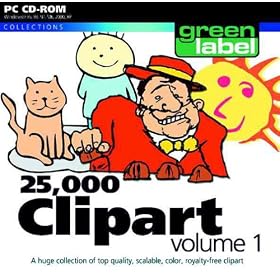 25,000 Clipart Vol 1