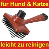 Fellpflegebürste Hundebürste Hund Katze Striegelbürste