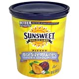 Sunsweet Bite Size Prunes, Pitted, 20-Ounce Canister (Pack of 5)