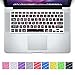 DHZ Rose Hear with Big Font Black Keyboard Cover Skin for MacBook Air 13 and MacBook Pro 13